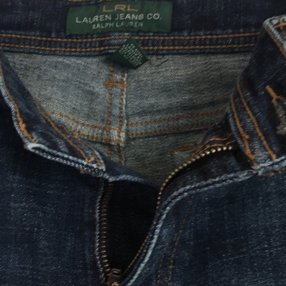 Lauren Ralph Lauren Blue Denim Flare Jeans Sz 8 - Picture 7 of 8